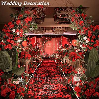 Henzxi 1000 Pcs Dark Red Rose Petals, Artificial Flower Petals, for  Romantic Night, Wedding, Event, Party, Valentine Decor (1000 Pcs, Dark Red)  - Yahoo Shopping