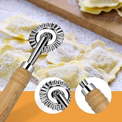 Ravioli Cutter Wheel for Pasta Ravioli Cutter Roll square handle