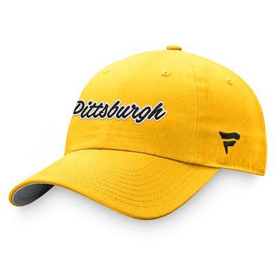 PITTSBURGH PENGUINS CURSIVE CORDUROY TRUCKER HAT