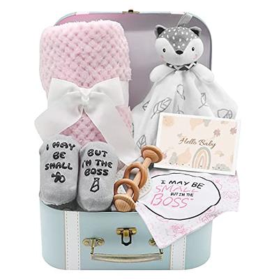Welcoming a Baby Boy Celebration Gift Set – baby gift baskets – US delivery