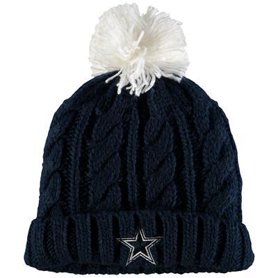 Dallas Cowboys Youth Pink NEP Yarn Beanie, White/Pink, Youth