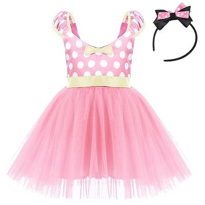 IBTOM CASTLE Toddler Little Girl Tutu Skirt Bows Ear Headband