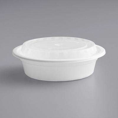 Marketpro Polypropylene Round Food Container Clear, 8 oz. | 500/Case