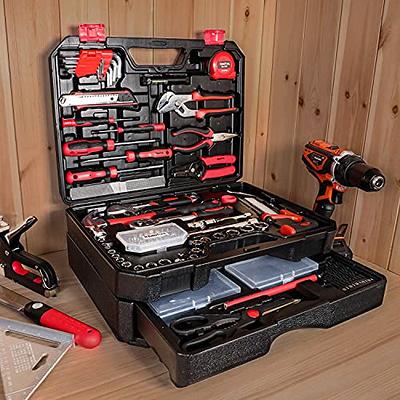 SONGWAY Small Household Mechanic Tool Set - 102 Piece Tool Box Set, Home  Basic Tool Kit, Mechanic Hand Tool Kit, General Tool Kit for Home