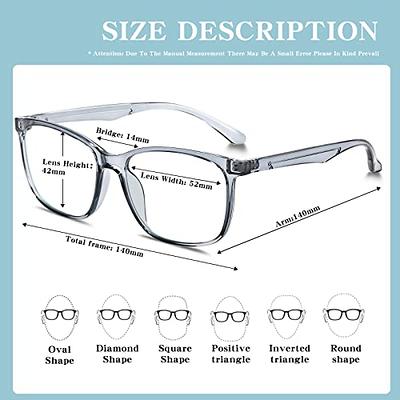 Oilway Blue-Light Blocking Glasses Computer Reading/Gaming/TV/Phones  Glasses Fashion Anti Eyestrain UV Glasses for Women Men