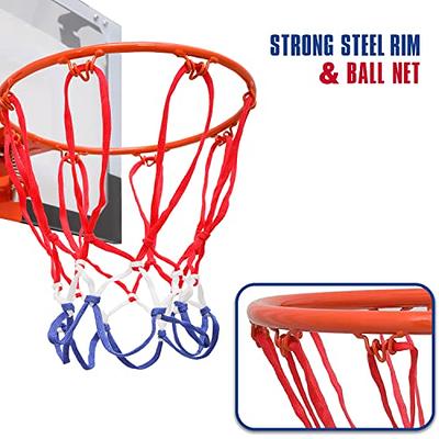 Franklin Sports Mini Basketball Hoop - Premium Gold Chrome Wall Mounted Backboard Mini Hoop with Rim Net - Mini Ball Included - Perfect Bedroom