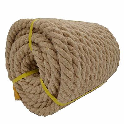 1OO% Natural Jute Rope Twisted Hemp Rope Brown Manila Rope(100 ft 1 inch)  for Craft, Dock, Decorative Landscaping, Climbing, Tree Hanging Swing,  Gardening,Tug of War Rope - Yahoo Shopping