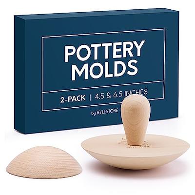 Byllstore 2-Pack Pottery Molds, Create Bowls & Plates