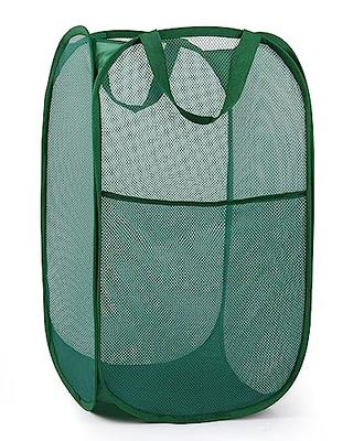 Freestanding Laundry Basket,strong Mesh Pop-up Laundry Hamper, Collapsible  Laundry Basket Easy Storage,bathroom, Dorm