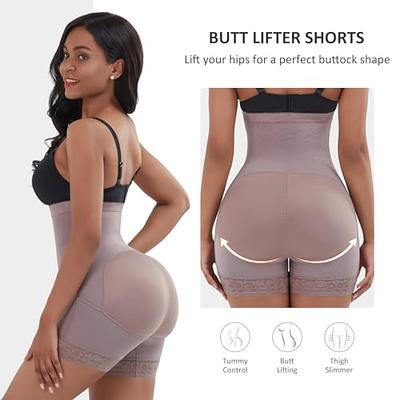 Faja Seamless Tummy Control Shapewear with Butt lifting Shorts