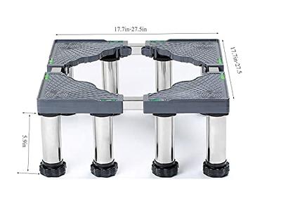 Multi-functional Adjustable Base Washing Machine Dryer stand Anti-Vibration  adjustable 17.7-27.5 Refrigerator floor trays cookers dishwasher Base  Stand [8legs-Legs Hight 5.9in] - Yahoo Shopping