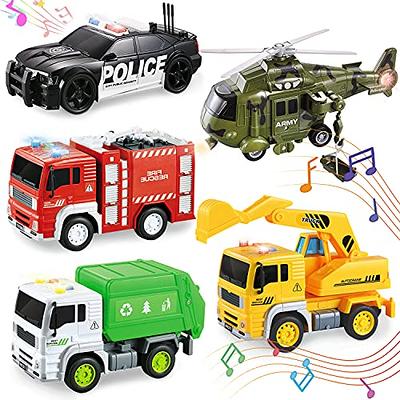 Truck coloring books for kids ages 4-8: Kids Coloring Book with Ambulance,  army truck, cement mixer, constraction digger, delivery truck, dump truck,  (Paperback)