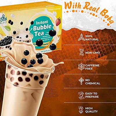 The Ultimate DIY Bubble Tea Kit 6 Flavors of Boba Bubble Tea Drink, 36  Drinks, Taro, Lychee, Coconut, Mango, Milk Tea, Thai Tea Bubble Tea Straws