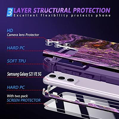 2-Pack Tempered Glass Screen Protector For Samsung Galaxy S21 FE 5G