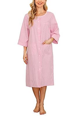 Final Sale* Women's Recovery Nightgown with Snap Closures - Size L