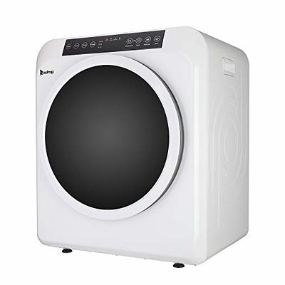 Portable 3.23 Cu.ft Electric Laundry Dryer Machine, 120V 1500W Full Size  Dryers with 3 Function Modes and 3 Heating Levels for Home and Apartment,  White 