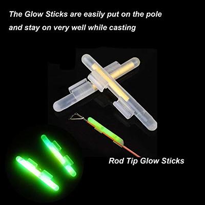THKFISH Fishing Glow Sticks Rod Tip Glow Sticks Fishing Rod Floats Glow  Sticks Fishing Rod Night Fishing Light Fishing Green Fluorescent Light 20pcs (10bags) #M - Yahoo Shopping