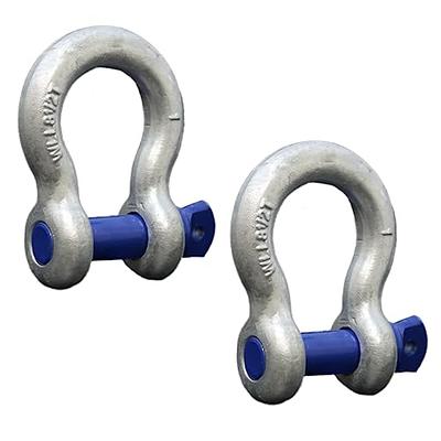 D-Ring Shackle Heavy Duty Wll Working Load Limit 8.5 Tons/ 18700 Lbs with  Screw Pin for Lifting Rigging Recovery 1 Inch Bow Shackle - China D-Ring  Shackle, Heavy Duty Shackle