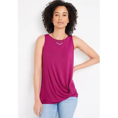 Plus Size 24/7 Mara V Neck Tank Top