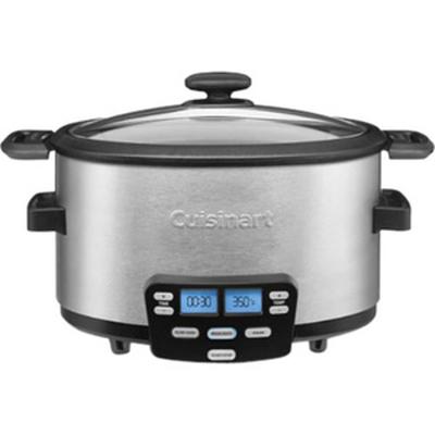 MegaChef 6 Qt. Stainless Steel Electric Digital Pressure Cooker with Lid  SilverBlack - Office Depot