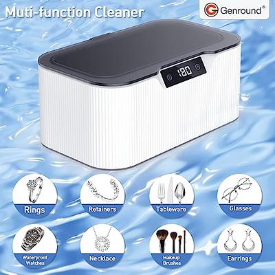 VEVOR Ultrasonic Machine, 1.2L Ultrasound Cleaner Machine, 40KHz Diamond  Cleaner, 4 Buttons Jewelry Cleaner Machine, 70W Professional Ultrasonic  Cleaner for Jewelry, Eyeglasses, Watches, Coins, Rings