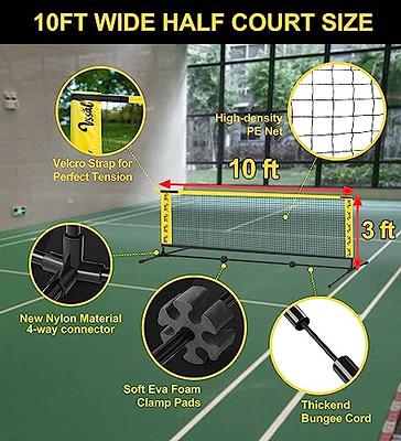 Amzdeal 14 Ft. Badminton Net for Kids Portable, Backyard