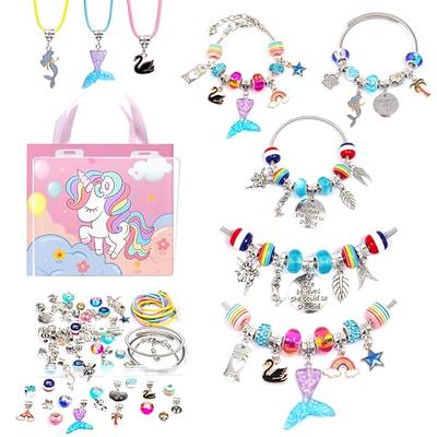 COO&KOO Charm Bracelet Making Kit,Toys for 6 7 8 9 Year Old Girls