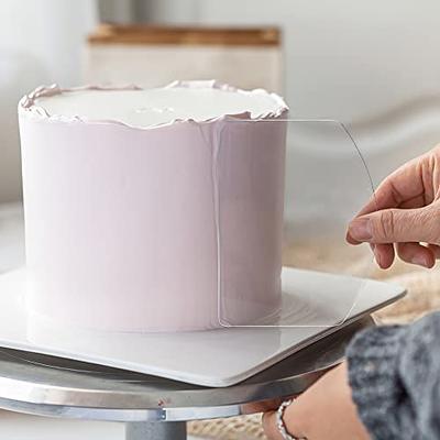 Cake Collars 6.3 x 394 inch, Mousse Cake Acetate Sheets for Baking, Transparent Cake Rolls, Clear Cake Strips, Chocolate Mousse Surrounding Edge