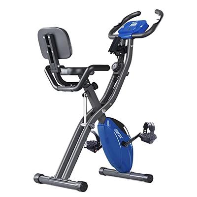 HUPOM Stationary Indoor Bicycle Bike with Tablet Stand and Comfortable  Cushion LCD Monitor : : Sporting Goods