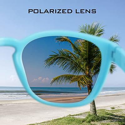 KastKing Tazlina Polarized Sport Sunglasses for Men and Women, Gloss Black  Sky blue Frame, Smoke - Blue Ocean Mirror - Yahoo Shopping