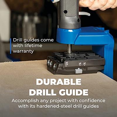 Durable Kreg Pocket-Hole Jig 320 with Classic 2 Face Clamp - Includes Wood  Clamps for Woodworking & Tight Spaces - For Materials 1/2 to 1 1/2 Thick  