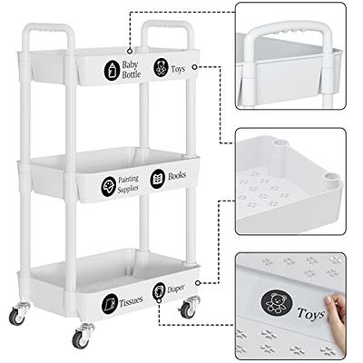 Multifuncional 2 N 1 White Metal Wire Bookshelf 6 Cube Baby Toy