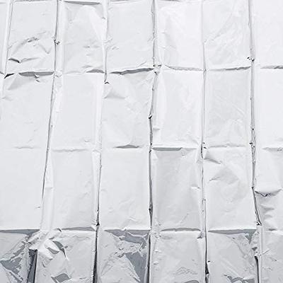 210 x 120cm Silver Reflective Mylar Film, Plants Garden Greenhouse Covering  Foil Sheets, Highly Reflective, Effectively Increase Plants Growth, 