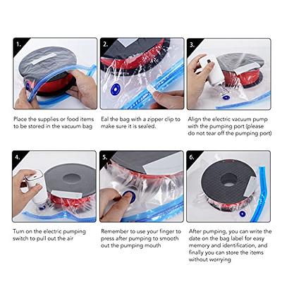 1/2/5Pcs Vacuum Storage Bags Vacuum Seal Bag Space Saving Bags for