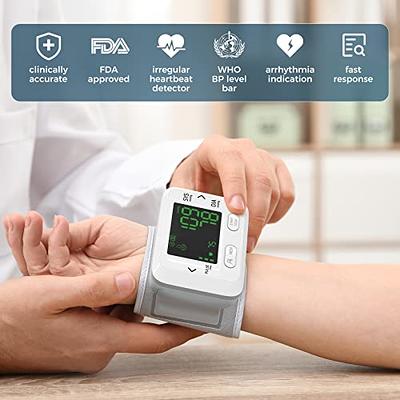 Blood Pressure Monitor Dual Users x99 Readings Blood Pressure Machine with  Voice Adjustable Wrist Cuff BP Monitor for Home Use with Carrying Case  Instant Portable - Yahoo Shopping