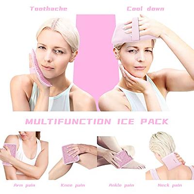  Oversized Reusable Hot & Cold Gel Ice Pack Wrap for Warm  Compress and Cold Therapy for Hip, Ankle, Back, Shoulder, Knee, Arm, Neck,  Elbow, FSA or HSA Eligible : Health 