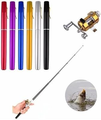 Lixada Pen Fishing Rod Reel Combo Set Mini Pocket Collapsible