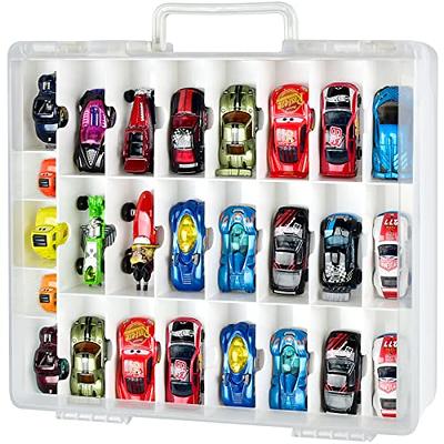  KISLANE 96 Toy Cars Storage Case Compatible with Hot Wheels,  Toy Cars Organizer Storage for Mini Toys, Hot Wheels Car, Matchbox Cars,  Small Dolls(Bag Only) (Black) : Toys & Games