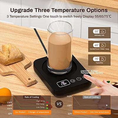 Misby Mug Warmer, Upgrade Coffee Warmer for Desk with 3