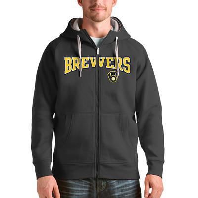 Milwaukee Brewers Pro Standard Varsity Logo Full-Zip Jacket - Navy