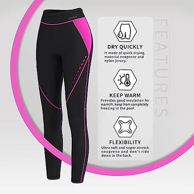  Womens Wetsuit Pants, 1.5mm Neoprene Long Pants For Surfing  Kayaking Swimming Diving Canoeing