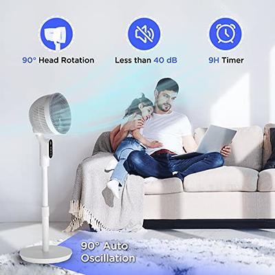 DR.PREPARE Oscillating Tower Fan, Desk Table Fan with 3 Speeds, Quiet  Cooling, 60° Oscillation, 16 Inch Personal Small Bladeless for Bedroom Home