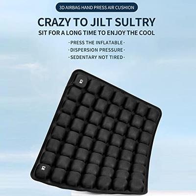 Car Inflatable Seat Cushion,Soft Ergonomic Adjustable Air