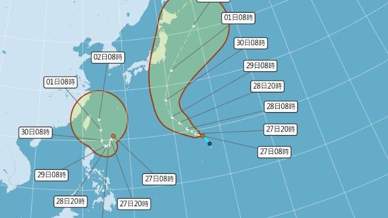 山陀兒最快今晚生成！強度直逼「中颱」　氣象署：不排除發陸警