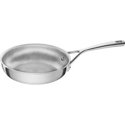 Lexi Home Tri-Ply 4.2 qt. Stainless Steel Nonstick Saute Pan with Glass Lid