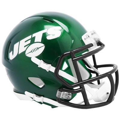 Riddell New York Jets Flat Black Alternate Speed Mini Football Helmet