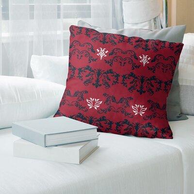 LA Throwback Football Baroque Pattern Accent Pillow-Cotton Twill