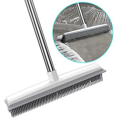 2-in-1 Premium Tile Floor Scrub Brush Adjustable Long Handle Bathroom Tile  Magic Broom Brush for Hom