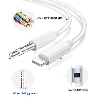  iSkey [Apple MFi Certified] Aux Cord for iPhone, 3.5mm