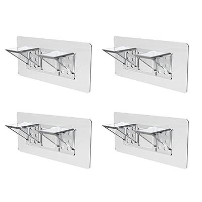 4Pcs Adhesive Shelf Bracket, Shelf Pegs for Shelves,Shelf Support Peg,  Clear Plastic Adhesive Pegs Hanger for Kitchen Bathroom Bookcase Wardrobe -  Yahoo Shopping